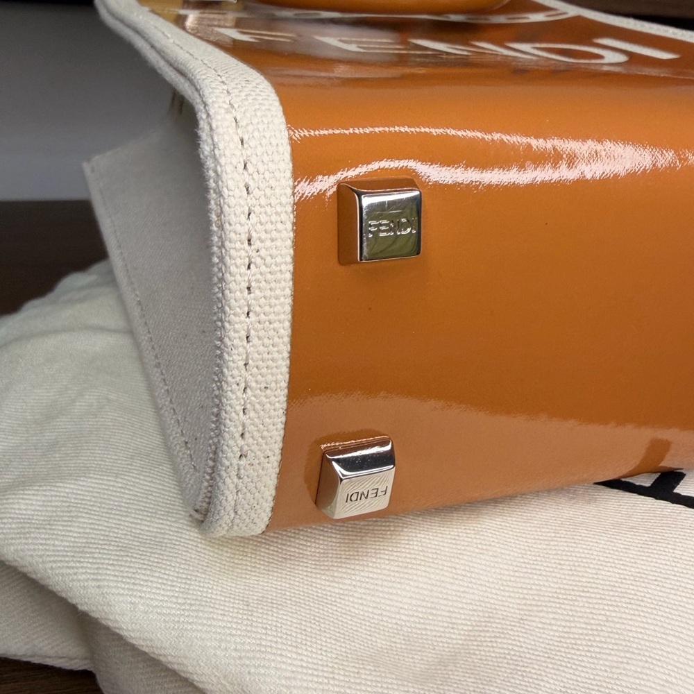 Fendi Sunshine Shopper Tote - Canvas and Leather - W/ Dustbag - Picture 12 of 17